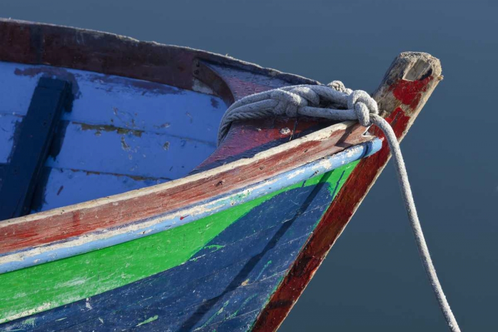 WA, Orcas Island Wooden boat in Deer Harbor